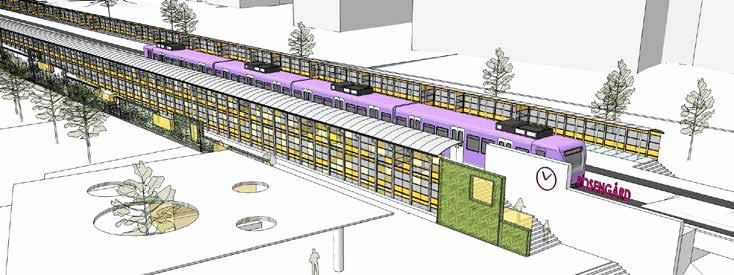 3 EXEMPEL PÅ PLANERADE OCH PÅGÅENDE PROJEKT ÄR: Malmöpendeln och ny station vid Rosengård (3) Malmö Industrial Park