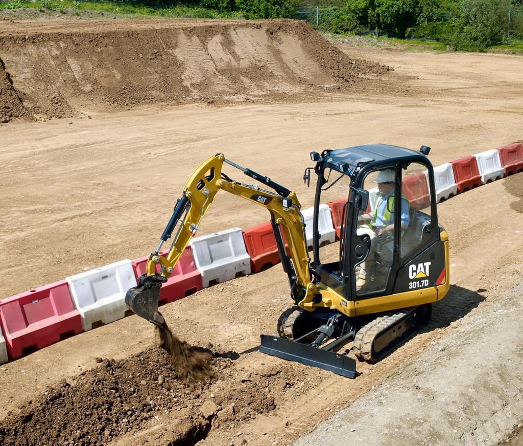 Prestanda Stor grävkraft i kombination med smidig manövrering.