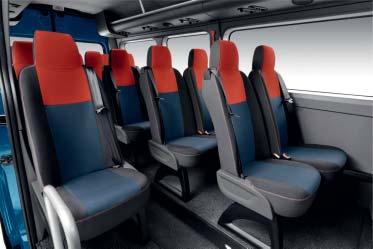 Persontransport, Ett flexibelt och bekvämt utbud Master kombi med nio platser och Master buss med 17 platser har allt som behövs för att alla i bilen ska trivas.