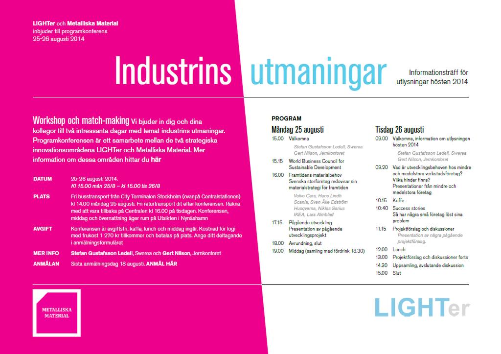 LIGHTer En nationell branschöverskridande