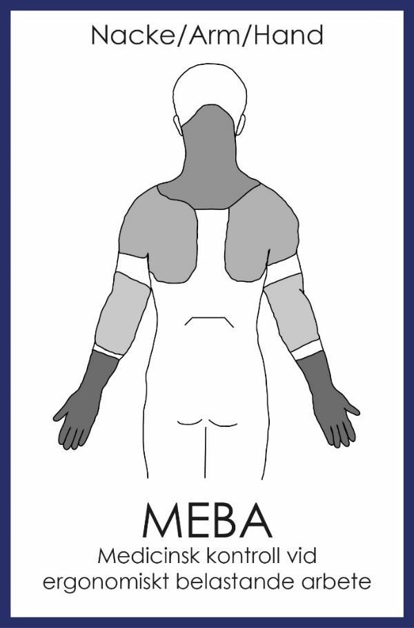 Kartläggning av smärttillstånd i olika yrkesgrupper Strukturerad klinisk undersökning av muskler, leder och nervfunktion.