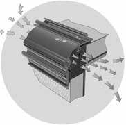 KABE-kvalitet i inredning och snickerier. Möbelkonstruktion och inredning kommer från KABEs egna snickeri. Ventilation i väggar och golv.