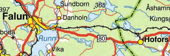 Sammanfattning Denna förstudie utgör ett tidigt steg i utredning om trafiksäkerhetshöjande åtgärder av väg E16, tidigare väg 80. Vägen ligger i Falu kommun, Dalarnas län.