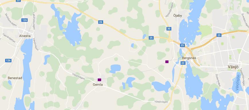 Alvesta-Växjö, part dsp Gemla-Räe, JSY1817 1. Beskrivning av åtgärden Nuläge och brister: Sträckan Alvesta Växjö utgör en del av Kust-till-Kustbanan.