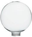 Threaded glass globes in clear or opal glass to be matched with E14 or E27 socket.