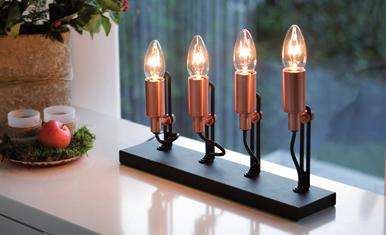 Ljuskällornas höjd kan justeras efter önskemål. Exklusive ljuskällor. Electric candlestick from the family Regal. The light sources height can be adjusted as desired.