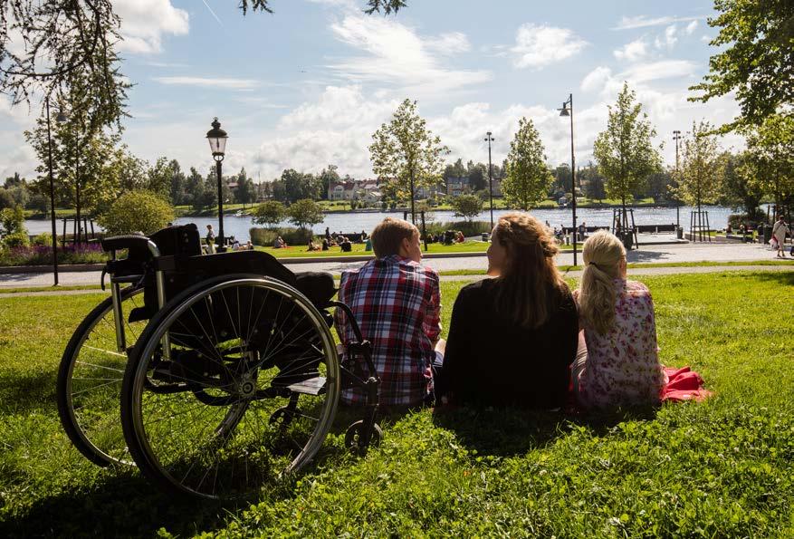 Stöd för dig som har en funktionsnedsättning Umeå kommun arbetar för att du som har en funktionsnedsättning ska ha möjlighet att leva och bo självständigt.