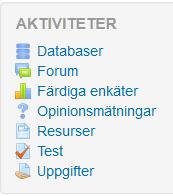 Figur: Resultatet efter avslutat test: Här kan studenten också gå in och granska feedbacken på testet (förutsatt att läraren tillåtit att studenten gör det i det här skedet).