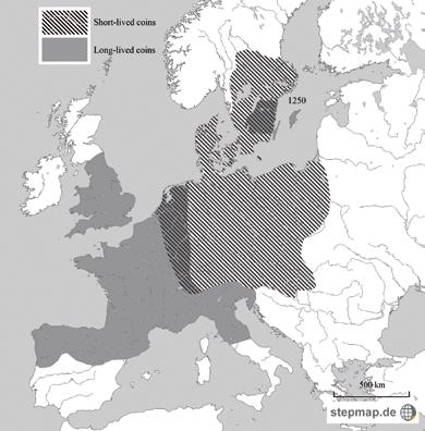 Villkor, uppgång och fall för tidsbegränsade mynt i medeltidens Europa Av Roger Svensson En vanlig metod att beskatta handel och befolkning under medeltiden var genom periodiska myntindragningar.