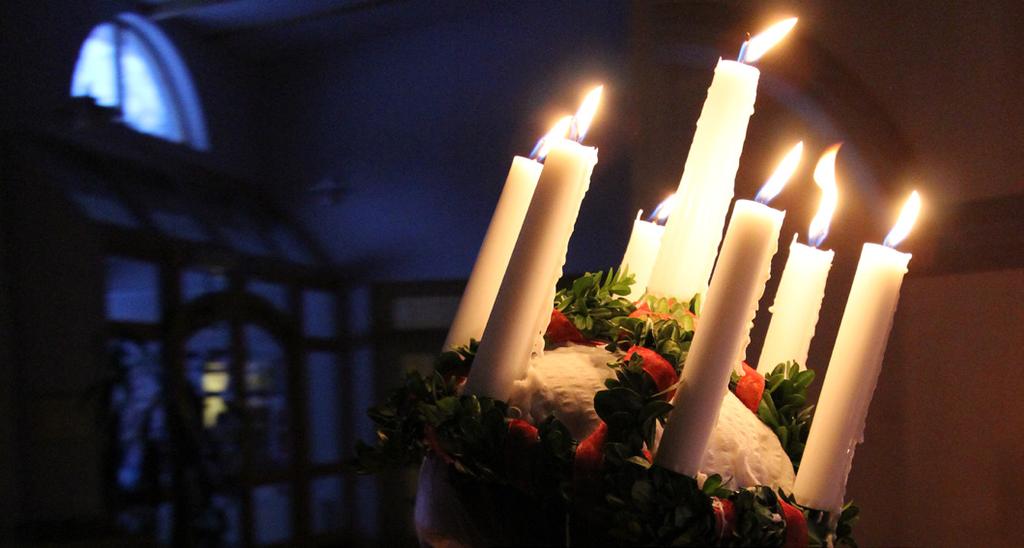 tredje söndagen i advent 17/12 bana väg för herren torsdag 14/12 En plats för alla Luciatåg med julspel 14.00-19.00 Klockargården 14.45 Advents andakt. 16.00-18.