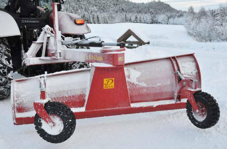 Schaktblad HTS306 Tar bort snö och ger lägre snökanten Det strutformade bladet ger bra kastegenskaper kombinerat med snabbhet och bra arbetsvinkel.