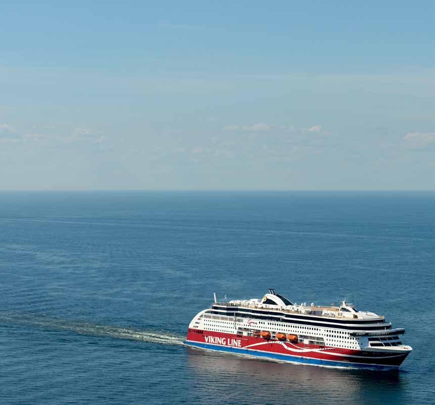 KOM TILL HAVET Varje dag, året runt kastar våra röda fartyg loss och beger sig av mot spännande resmål runt Östersjön.