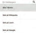 Översätt I webbläsaren Google Chrome ger Google translate dig möjlighet