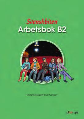 I Svenskbiten B2 är Erik och Maria två år äldre och innehållet är anpassat efter det. Texten är på samma svårighetsnivå som i Svenskbiten B1, men är inte längre fraserad.