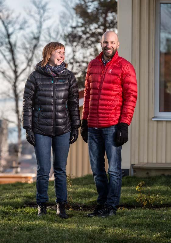 Vi ser fram emot visningarna, säger Petter Kero och Kerstin Midmo Täckdal, bostadsförmedlare, LKAB fastigheter.