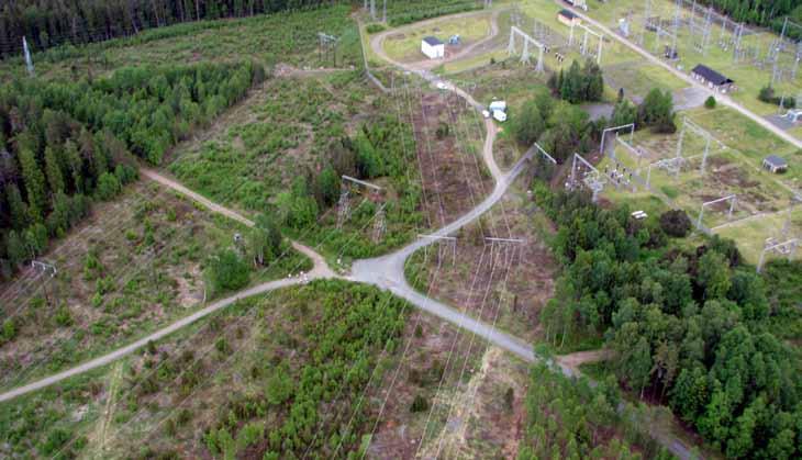 Överlagring flygfoto samt föreslagen placering av strömriktarstation i Barkeryd Skala :000 (A3) FÖRKLARINGAR Fyllning N Schaktning Befintlig stenmur bevaras Stängsel Fastighetsgräns Landskapsgruppen