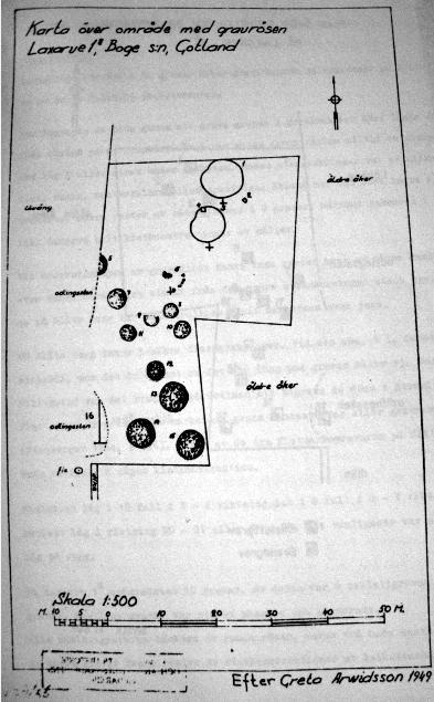 Appendix Appendix är uppdelad i tre olika delar. Appendix 1 innehåller kartor över gravfältet i Laxare.