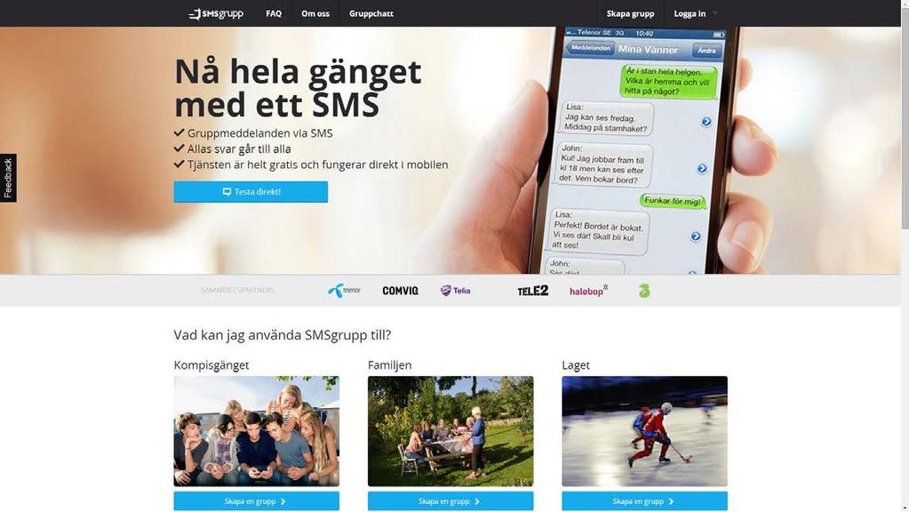 Länklösa kanaler SMS - Persnligt ch