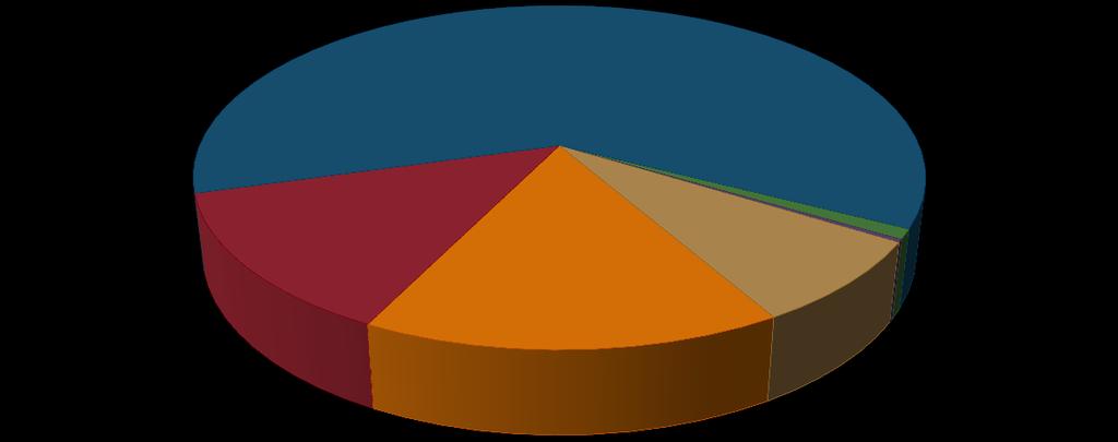 Diagram 23: Sjukhusbibliotekens utgifter. Procentuell fördelning på olika kostnadstyper 2011 samt antal kronor, exklusive lokalkostnader. Figure 23: Hospital libraries 2011, expenditures.