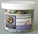 System 96 Confetti Tunna glasflingor till dekoration av glas. Genom att använda Confetti i olika tjocka lager kan du uppnå fina skuggeffekter.