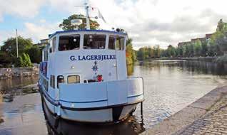 15 I det gamla Spannmålsmagasinet i Motala hamn finner vi Motala Motormuseum.