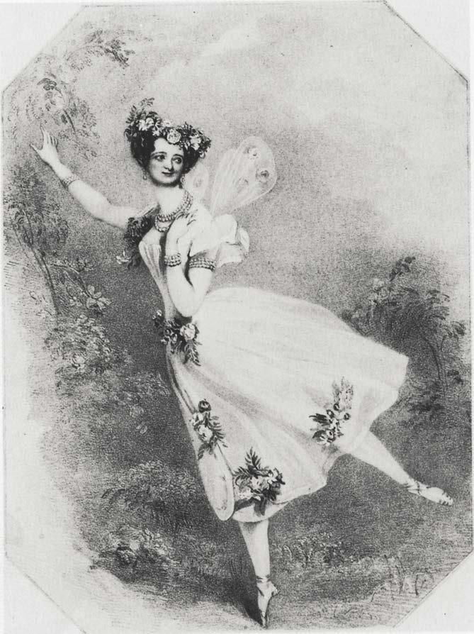 Marie Taglioni (1804 1884) var en av sin tids mest firade ballerinor.