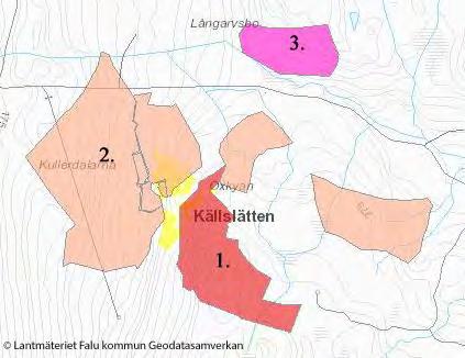 Dessa kategorier är baserade på hur starka indikationer som finns på agrara lämningar idag. Kategorierna är: 1. Åkermark.