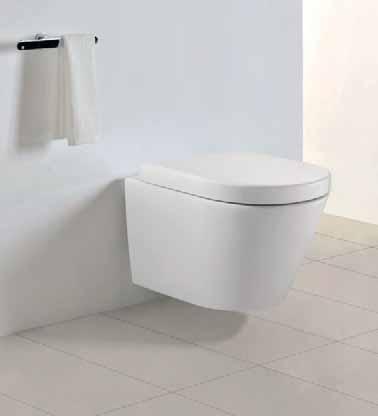 VÄGGHÄNGDA WC-SKÅLAR OPUS Easy Clean Insidan av Opus vägghängda WC-skål är