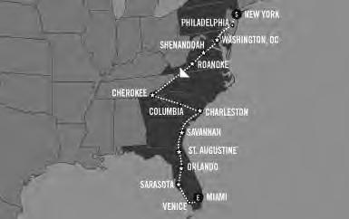 45 American Rhythms 11 dgr/1 ntr Dag 1. Ankomst New Orleans Dag 2. New Orleans Dag 3. New Orleans - Montgomery (bilen hämtas ut) Dag 4. Montgomery - Birmingham - Nashville Dag 5. Nashville Dag 6.