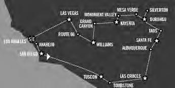 Pioneer Trails Del 2 9 dgr/8 ntr Kan kombineras med del 1. Dag 1. Ankomst Scottsdale/Phoenix Dag 2. Scottsdale/Phoenix - Sedona Dag 3. Sedona - Grand Canyon/Flagstaff/Williams Dag 4.