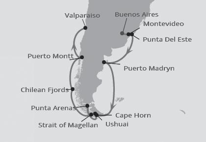 Flera intressanta hamnar anlöps inklusive Cartagena i Colombia. Dag 1. Skandinavien - Fort Lauderdale/Miami Dag 2. Avgång Fort Lauderdale 16.3 Dag 3. Till havs Dag 4. Till havs Dag 5.