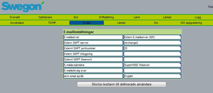 Statiskt IP innebär att Super WISE får en fast IP-adress som användaren anger.