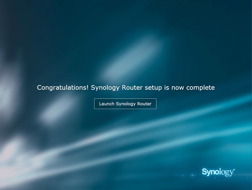 9 Efter att installationen är klar, klicka på Starta Synology Router för att åtnjuta SRM och dess olika funktioner. Obs: 1. Här ovanför finns en allmän demonstration av stegen för installation av SRM.