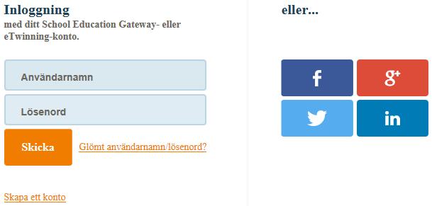 Bli aktiv inom School Education Gateway! Skapa ett konto för att kunna gradera, kommentera och spara allt från kurser, mobilitetsutbyten, strategiska partnerskap och artiklar.