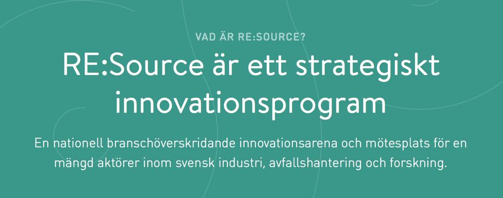 Programmet leds av SP Sveriges Tekniska Forskningsinstitut i samarbete med Chalmers Industriteknik, IVL Svenska Miljöinstitutet, Swerea, Chalmers, Luleå Tekniska Universitet och Inno group.