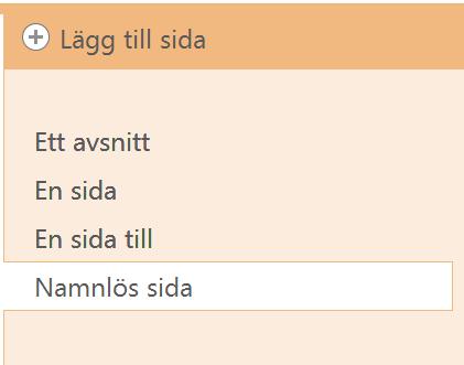 110 Lägga till ny sida Gör så här: 1.