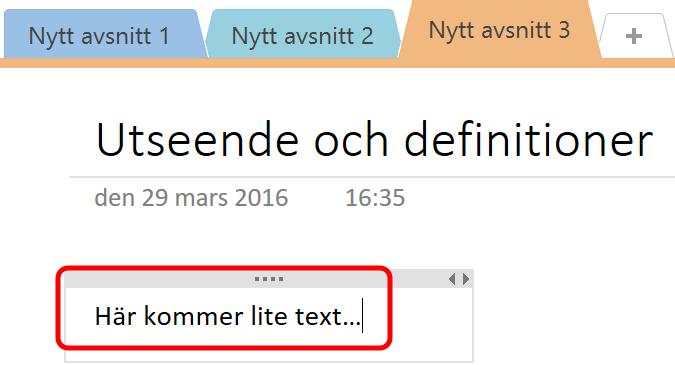 112 Lägga till text Skriva text Klicka på sidan och skriv din text.