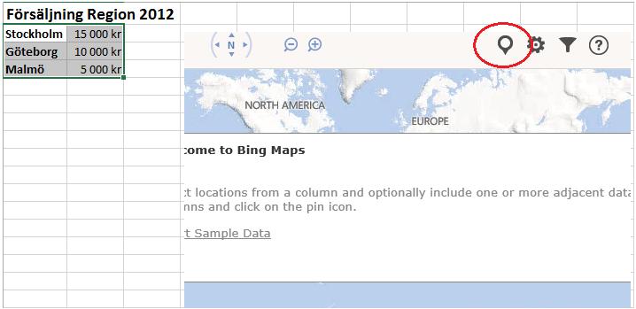 22 Nu vill du visualisera det vilket naturligtvis är enkelt att göra med något av alla de diagram som Excel