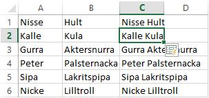 Om du tycker det här är användbart finns det också ett kortkommando du kan använda, CTRL+E.