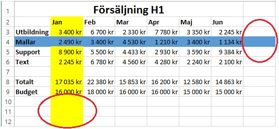 72 Oönskad markering. Råkar du ut för det här så finns det nu en funktion i Inquire som löser detta.