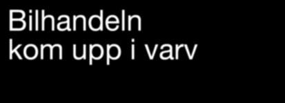 Bilhandeln ökade visserligen under årets första månader, men ökningen var obetydlig. Stuvarstrejken påverkade leveranstiderna under början av året och bidrog till att affärerna gick trögt.