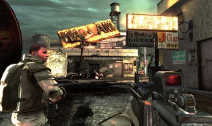 04-07 GRYM GRAFIKMOTOR Blacksite använder sig av samma grafikteknologi som den i Gears of War och Unreal Torunament III, det vill säga Epics sanslöst kraftfulla Unreal Engine 3.