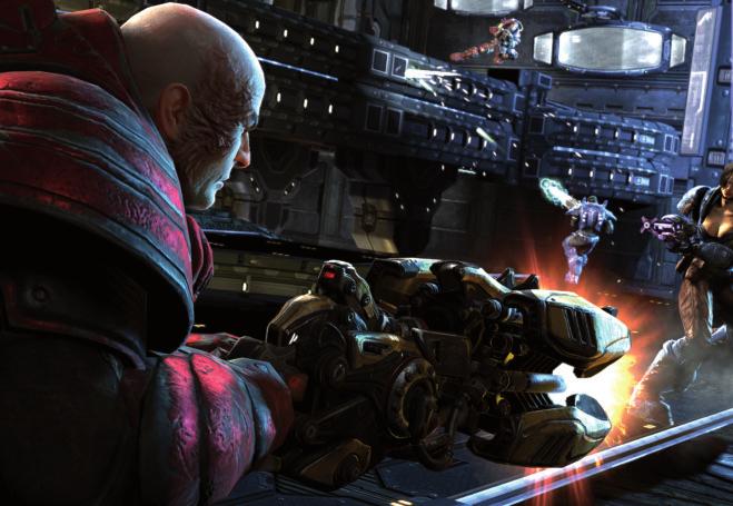 RAKETSPRUTAN Alla vapnen som fanns med i Unreal Tournament 2004 finns med i Unreal Tournament III plus ett par nytillskott som Epic fortarande inte vill prata om.