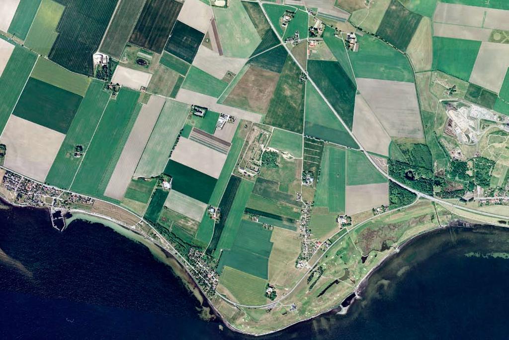MAGLARPS STRAND översiktsbild Maglarps by E 6 Etapp 1 Stavstensudde Väg 511 Kustvägen Maglarps grusgrp