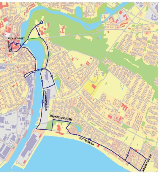 Mellan Tegelbruksvägen och Strandvägen Ekonomi Förslaget påverkar inte nämndens ekonomi.