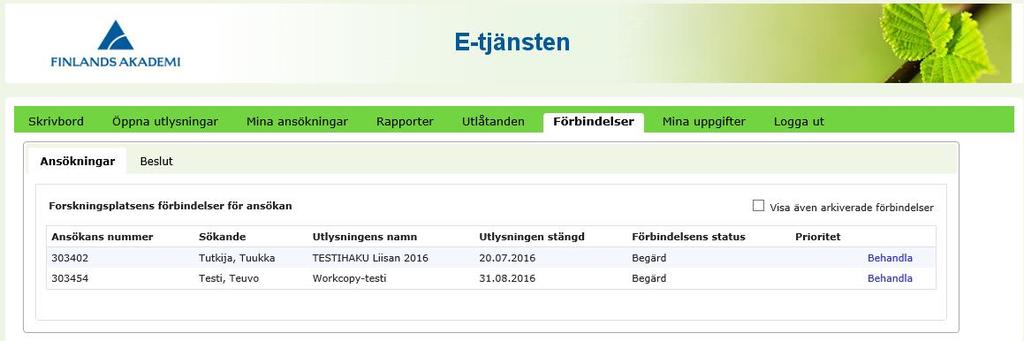 4. Forskningsplatsens förbindelse till ansökan Akademin beviljar finansiering endast om ansökan innehåller en förbindelse av forskningsplatsen.