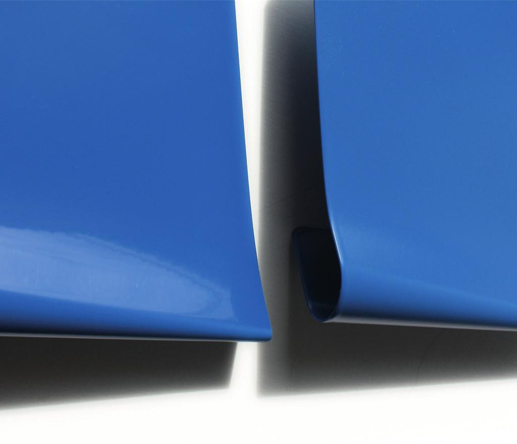 INFRALIT Pulverfärger Produktfakta 2015/16 Specialegenskaper (blank, halvblank, matt) Erichsen cupping test ISO 1520 7 mm Bend test, Conical mandrel ISO 6860 1 mm Bend test