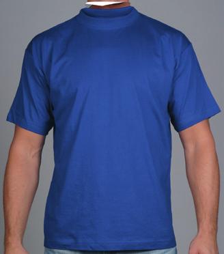 T-shirts 760 blå GOAL T-SHIRT 150650 Klassisk t-shirt med dubbelsydd halskant. Finns upp till stl 3XL!