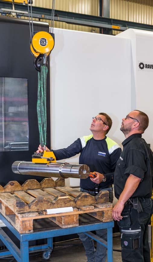 De har ett 40-tal olika lyftobjekt som ingår i det nya serviceavtalet, såväl traverser, som svängkranar och lättlastsystem.