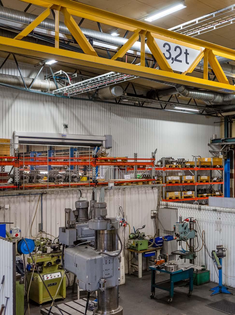 DEMAG V-PROFILKRAN rätt lösning för Rapid Granulator I samband med uppdatering av maskinparken behövde vi en ny travers till bearbetningen. Valet blev Demags V-profilkran, som vi är mycket nöjda med.